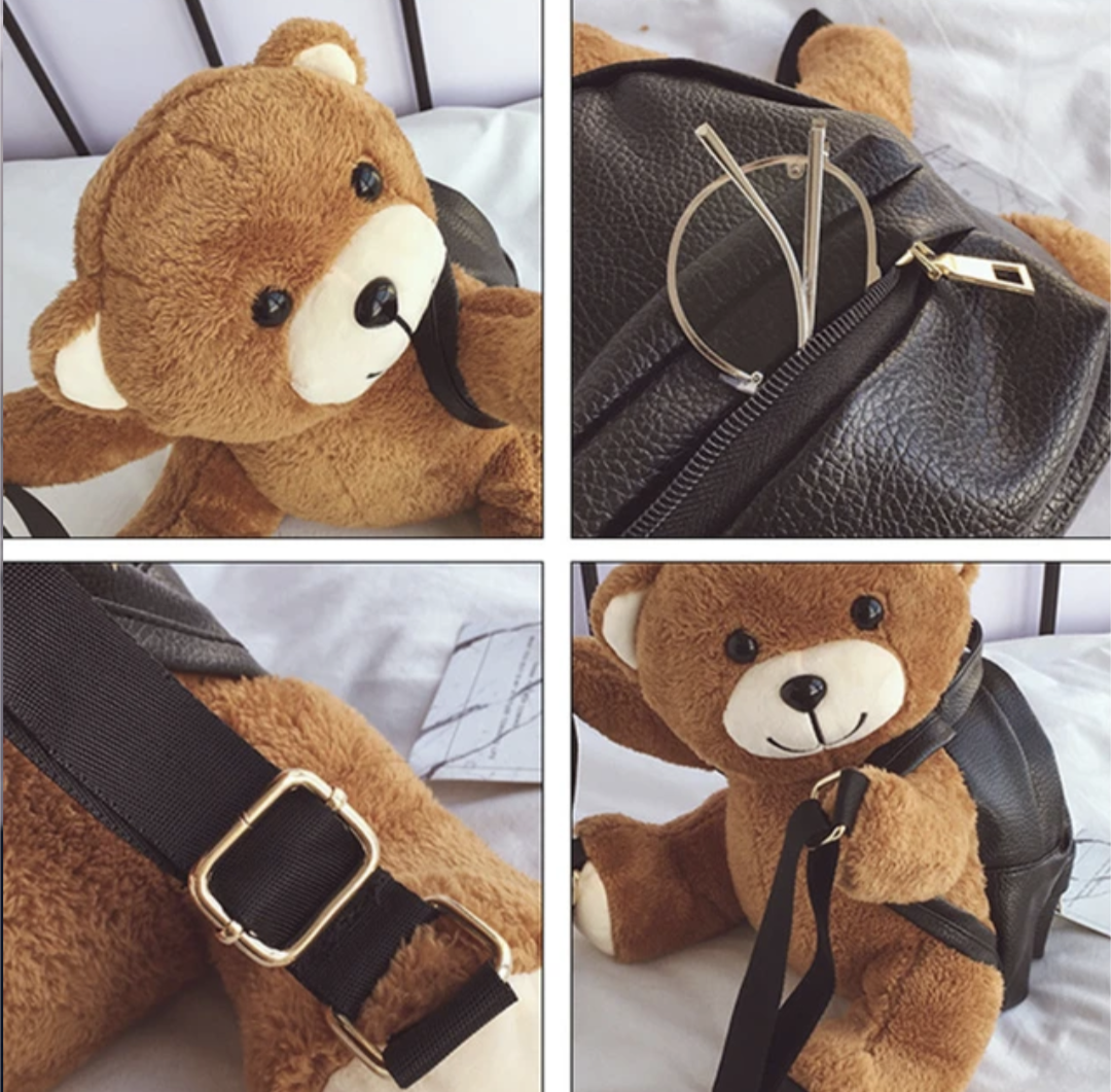 Plush Bear Backpack