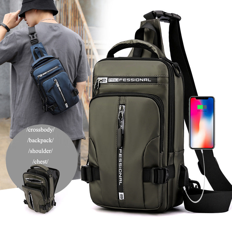 Crossbody Bag for Men Multifunctional Backpack