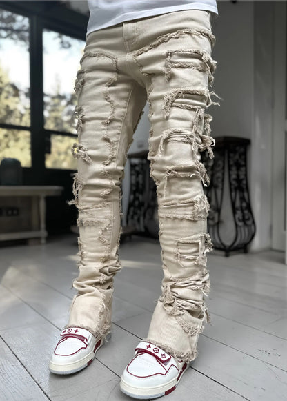 Fitted Stacked Jeans For Men