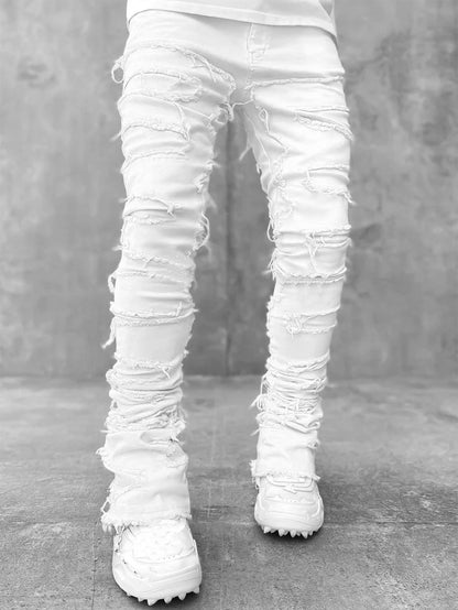 Fitted Stacked Jeans For Men